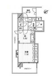 ライオンズシティ白金高輪 201 間取り図