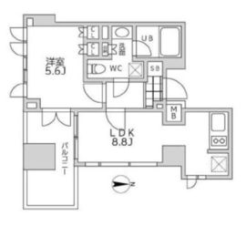 アーデン木場 703 間取り図