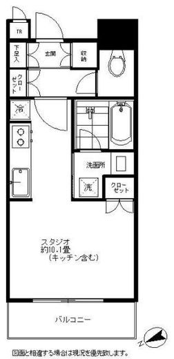 ブリリアタワーズ目黒 4階 間取り図