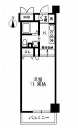 レジディア上野御徒町 1102 間取り図