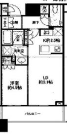 ブリリアタワーズ目黒 13階 間取り図