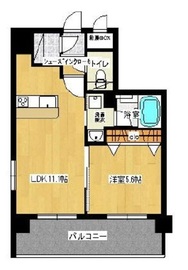 竹庭代々木公園 503 間取り図