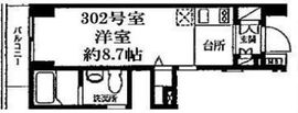 カスタリア戸越駅前 203 間取り図