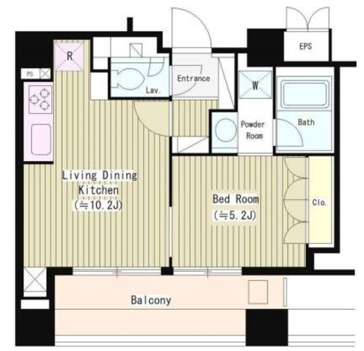 シティカレント南青山 701 間取り図