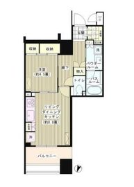ルネ神楽坂 13階 間取り図