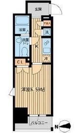 KDXレジデンス東新宿 1408 間取り図