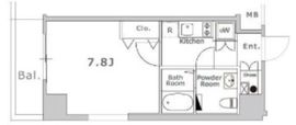 エスリード芝浦ベイサイド 3階 間取り図