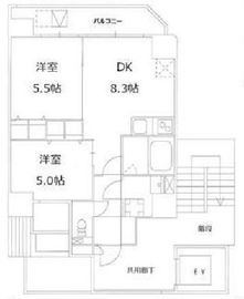 S-RESIDENCE文京小石川 (エスレジデンス文京小石川) 1001 間取り図