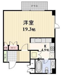 カームハウス東山 104 間取り図