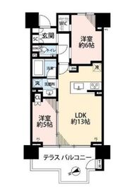 ハーバーテラス品川 13階 間取り図