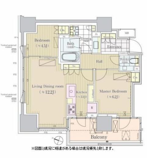 パークコート三番町ヒルトップレジデンス 6階 間取り図