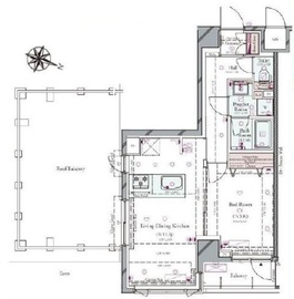 コンシェリア目白 THE GRAND RESIDENCE 5階 間取り図