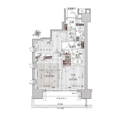 ウェリス六本木 10階 間取り図