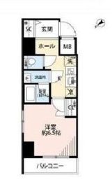 プレール・ドゥーク月島2 4階 間取り図