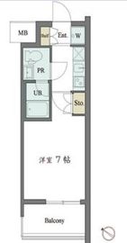 カスタリア大井町 202 間取り図