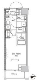 プラウドフラット門前仲町5 304 間取り図