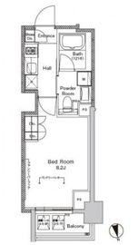 プラウドフラット門前仲町5 309 間取り図