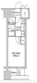 プライムアーバン大崎 1102 間取り図