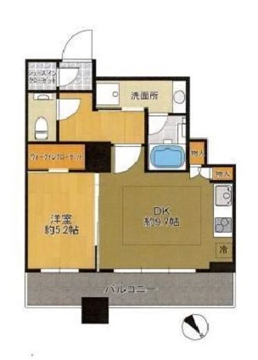 ザ・パークハウス西新宿タワー60 36階 間取り図