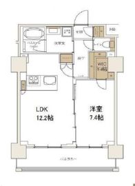 キュロコ日本橋 8階 間取り図