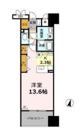 ロイヤルパークスシーサー南千住 409 間取り図