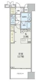 ロイヤルパークスシーサー南千住 604 間取り図