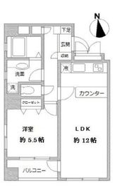 ラクラス田原町 401 間取り図