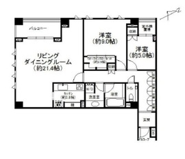 白金三光坂クラティオ 3階 間取り図