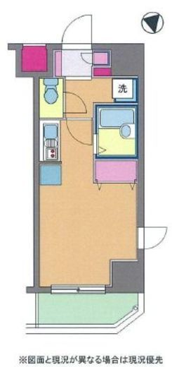 エスコート麻布十番 9階 間取り図