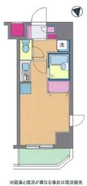 エスコート麻布十番 9階 間取り図