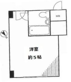 赤坂レジデンシャルホテル 408 間取り図