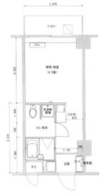 飯倉ヒルズ 9階 間取り図