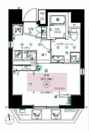 フェルクルールプレスト文京湯島 603 間取り図