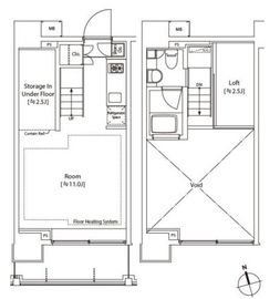 カスタリア中延 906 間取り図