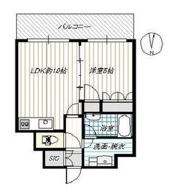 プライア渋谷 9階 間取り図