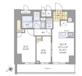 BLESS蔵前 1401 間取り図