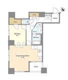 LaSante池田山 802 間取り図