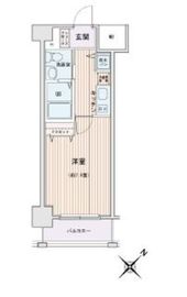 HF門前仲町レジデンス 504 間取り図