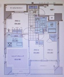 ザ・ファイン築地レジデンス 8階 間取り図