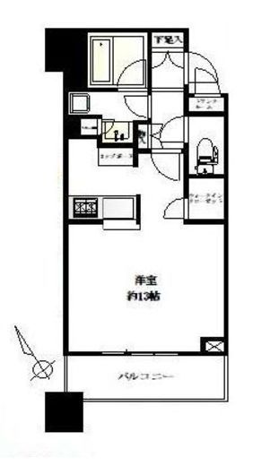 ブリリアタワーズ目黒 3階 間取り図