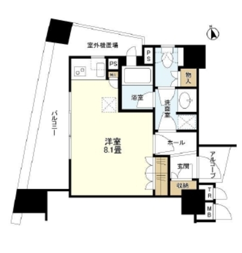 クオリア門前仲町 11階 間取り図
