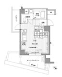 ヒューリックレジデンス茗荷谷 413 間取り図