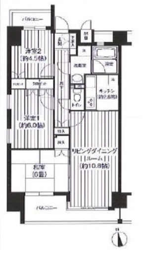 パシフィーク品川 905 間取り図