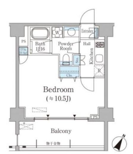 元麻布レジデンス 407 間取り図