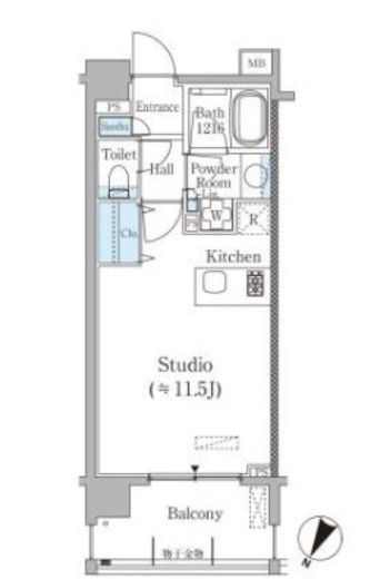 元麻布レジデンス 302 間取り図