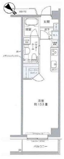 プライムアーバン豊洲 332 間取り図
