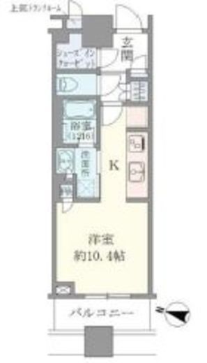 ブリリアタワーズ目黒 5階 間取り図