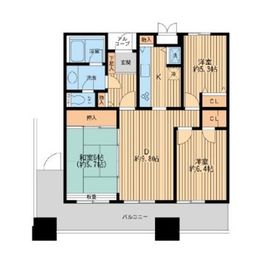 リバーサイド隅田セントラルタワーパレス 2901 間取り図