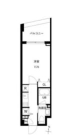 クロスレジデンス三宿 417 間取り図