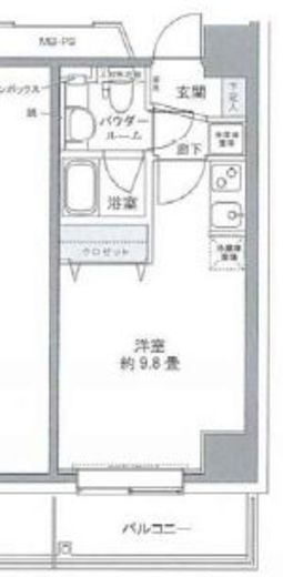プライムアーバン豊洲 801 間取り図